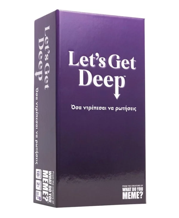 Επιτραπέζιο Παιχνίδι Let's Get Deep για 2+ Παίκτες 18+ Ετών AS