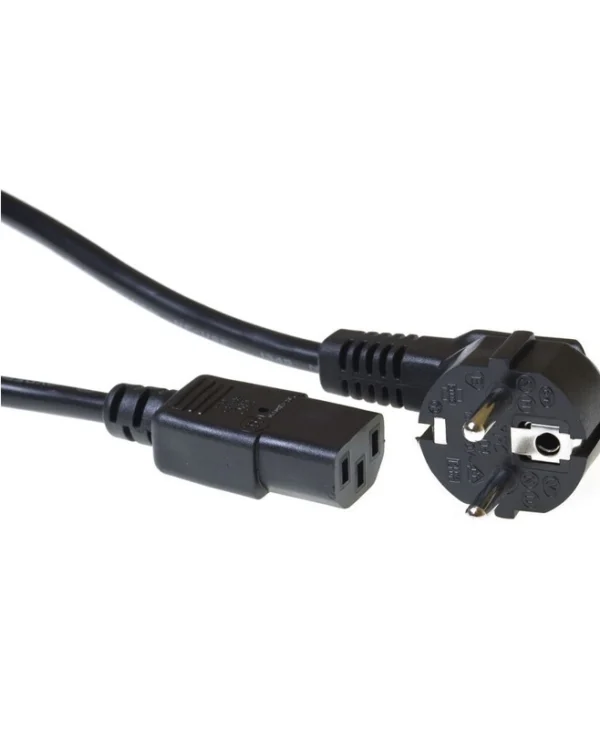 Καλωδιο Τροφοδοσιας 2.5m Schuko Plug Μαυρο Ak5010