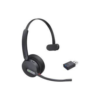 Yealink Wh64 Hybrid Mono Uc Headset Wireless Headband Office Call Center Micro-usb Bluetooth Black