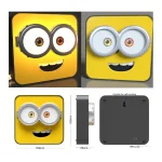 Numskull Παιδικό Διακοσμητικό Φωτιστικό Minions Κίτρινο 20x20cm - Image 4
