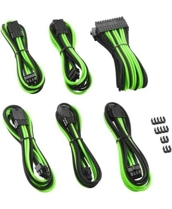 Cablemod PRO ModMesh Cable Extension Kit 8-Pin PCIe / 6-Pin PCIe - 2x 8-Pin PCIe / 8-Pin PCIe / 6-Pin PCIe Cable 0.25m Πράσινο CM-PCAB-BKIT-NKKLG-3PK-R CM-PCAB-BKIT-NKKLG-3