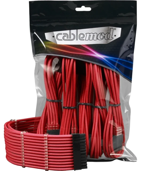 Cablemod - Cable 0.25m Κόκκινο CM-PCAB-BKIT-NKR-3PC-R