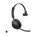 Jabra Evolve2 65 VOIP Headset Link380c UC Mono Black (26599-889-899) 26599-889-899