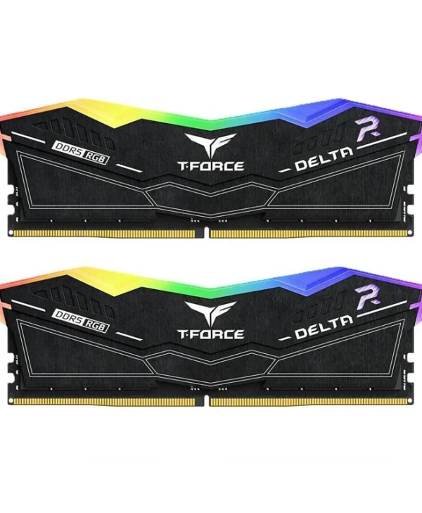 TeamGroup Delta RGB DDR5 32GB RAM με 2x16GB Modules και Ταχύτητα 6400 για Desktop