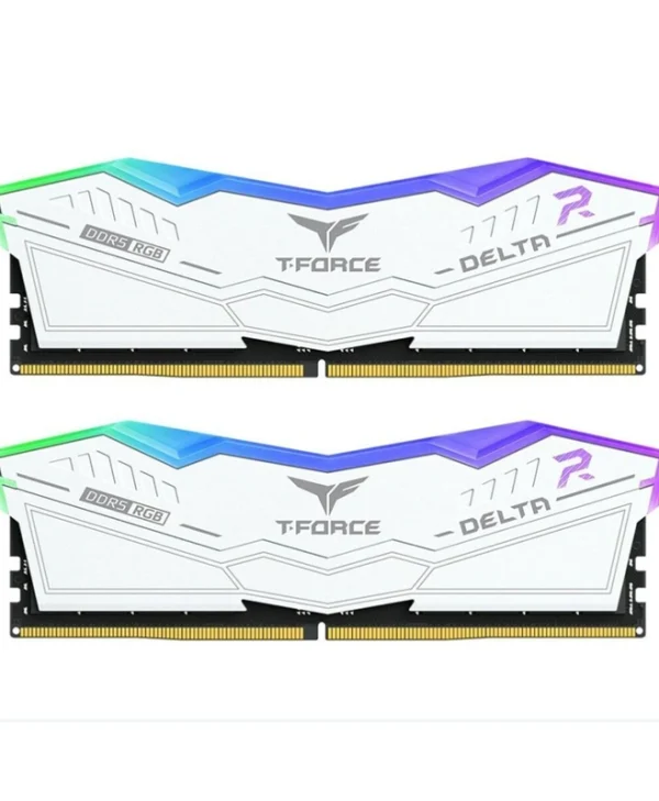 TeamGroup Delta RGB DDR5 32GB RAM με 2x16GB Modules και Ταχύτητα 6400 για Desktop