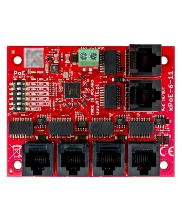 ATTE Switch Poe 6-PORT 10/100Mbps PCB (xPoE-6-11-OF)