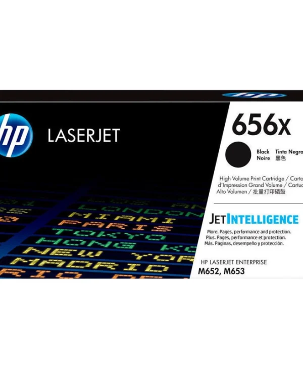HP 656X Γνήσιο Toner Laser Εκτυπωτή Μαύρο High Yield 27000 Σελίδων (CF460X) CF460X