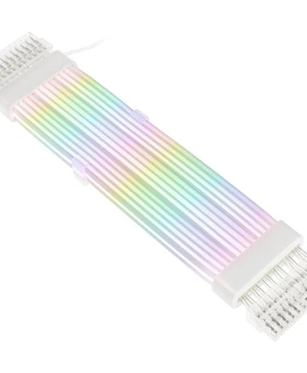 Kolink Umbra Radiant Argb 24-pin Motherboard Extension Cable 24 Cm White