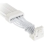 Kolink Umbra Radiant Argb 12v-2x6 To 12v-2x6 Power Cable 90 Degree Angled 70 Cm White - Image 3