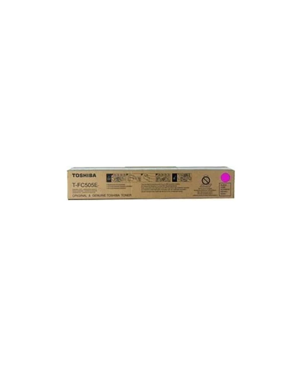 Toshiba T-FC505EM Γνήσιο Toner Laser Εκτυπωτή Ματζέντα 33600 Σελίδων 6AJ00000143 6AJ00000143
