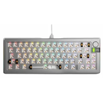 Glorious Gmmk 3 Pro Barebones 65% Keyboard Silver
