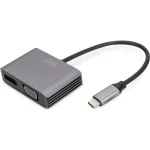 Digitus Μετατροπέας USB-C male σε DisplayPort / VGA female 1τμχ DA-70827 DA-70827
