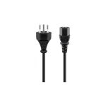 Goobay Swiss Schuko - IEC C13 Cable 2m Μαύρο 93617 93617 - Image 2