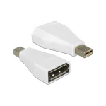 DeLock 65239 Μετατροπέας mini DisplayPort male σε DisplayPort male Λευκό 1τμχ 65239 - Image 2