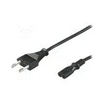 Goobay Euro - IEC C7 Cable 3m Μαύρο 95038 95038 - Image 4
