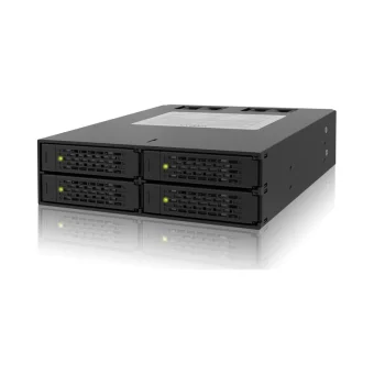 Icy Dock ToughArmor 4x 2.5Inch SATA 6Gbps HDD/SSD Mobile Rack/Cage in 1x external 5.25Inch Bay Μαύρο MB994SP-4SB-1 MB994SP-4SB-1