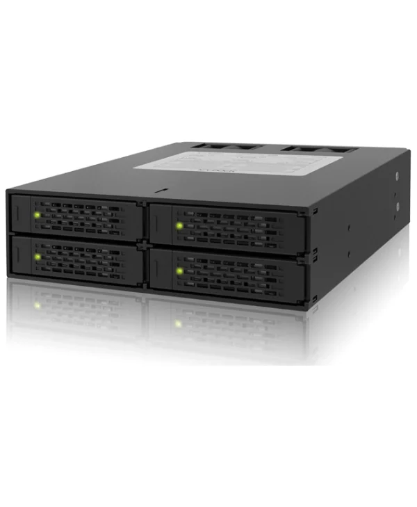 Icy Dock ToughArmor 4x 2.5Inch SATA 6Gbps HDD/SSD Mobile Rack/Cage in 1x external 5.25Inch Bay Μαύρο MB994SP-4SB-1 MB994SP-4SB-1