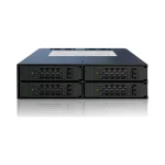Icy Dock ToughArmor 4x 2.5Inch SATA 6Gbps HDD/SSD Mobile Rack/Cage in 1x external 5.25Inch Bay Μαύρο MB994SP-4SB-1 MB994SP-4SB-1 - Image 3