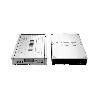 Icy Dock EZConvert PRO Enterprise Full Metal 2.5 to 3.5Inch SAS HDD/SSD Converter/Mounting kit for Internal 3.5Inch Drive Bay Ασημί MB982IP-1S-1 MB982IP-1S-1
