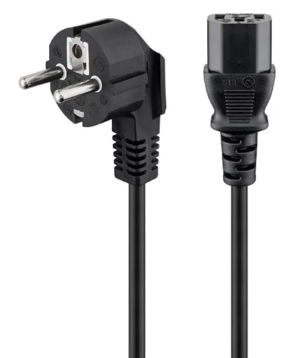 Goobay Schuko - IEC C13 Cable 1.5m Μαύρο 68604 68604