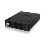Icy Dock MB992SK-B ToughArmor Full Metal 2x 2.5Inch Hot-Swap SATA/SAS HDD/SSD Mobile Rack Backplane Cage for External 3.5Inch Drive Bay Μαύρο MB992SK-B MB992SK-B