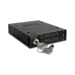 Icy Dock MB992SK-B ToughArmor Full Metal 2x 2.5Inch Hot-Swap SATA/SAS HDD/SSD Mobile Rack Backplane Cage for External 3.5Inch Drive Bay Μαύρο MB992SK-B MB992SK-B - Image 4