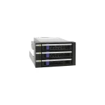 Icy Dock FatCage 3x 3.5Inch HDD in 2x 5.25Inch Bay Hot Swap SATA 6Gbps HDD Rack/Cage/Module Μαύρο MB153SP-B MB153SP-B