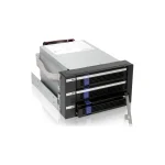 Icy Dock FatCage 3x 3.5Inch HDD in 2x 5.25Inch Bay Hot Swap SATA 6Gbps HDD Rack/Cage/Module Μαύρο MB153SP-B MB153SP-B - Image 2