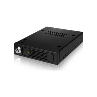Icy Dock MB991SK-B Full Metal 2.5 inch Hot-Swap SATA/SAS HDD/SSD Mobile Rack Backplane Cage for External 3.5Inch Drive Bay Μαύρο MB991SK-B MB991SK-B