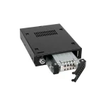 Icy Dock MB991SK-B Full Metal 2.5 inch Hot-Swap SATA/SAS HDD/SSD Mobile Rack Backplane Cage for External 3.5Inch Drive Bay Μαύρο MB991SK-B MB991SK-B - Image 2