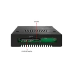 Icy Dock MB991SK-B Full Metal 2.5 inch Hot-Swap SATA/SAS HDD/SSD Mobile Rack Backplane Cage for External 3.5Inch Drive Bay Μαύρο MB991SK-B MB991SK-B - Image 5