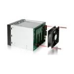 Icy Dock FatCage Πλαίσιο Για Σκληρούς Δίσκους Backplane IcyDock 5x8,9cm SATAI-III in 3x5,25" Μαύρο MB155SP-B MB155SP-B - Image 2