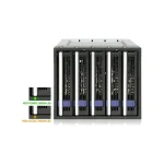 Icy Dock FatCage Πλαίσιο Για Σκληρούς Δίσκους Backplane IcyDock 5x8,9cm SATAI-III in 3x5,25" Μαύρο MB155SP-B MB155SP-B - Image 4