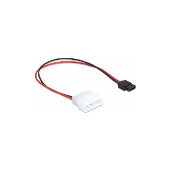 DeLock 4-Pin Molex - 6-Pin Sata Cable 0.24m Πολύχρωμο 82913 82913