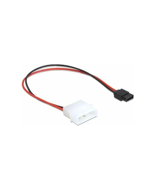 DeLock 4-Pin Molex - 6-Pin Sata Cable 0.24m Πολύχρωμο 82913 82913