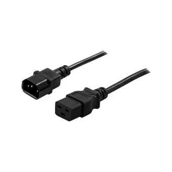 Powerwalker Schuko - IEC C14 Cable 1.8m Μαύρο 91010040 91010040