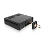 Icy Dock ExpressCage 4-Bay 2.5 Inch SAS/SATA HDD-SSD Hot Swap Cage for External 5.25 Inch Bay Μαύρο (MB324SP-B) MB324SP-B - Image 7