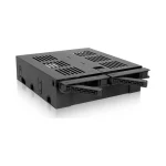 Icy Dock ExpressCage 2x2.5 Inch SAS/SATA HDD/SSD Mobile Rack And 3.5 Inch Slot for External 5.25 Inch Bay Μαύρο MB322SP-B MB322SP-B - Image 4