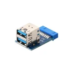 DeLock USB 3.0 Pin Header female > 2 x USB 3.0 female (41865) 41865 - Image 2