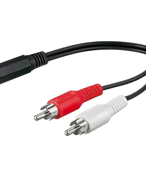 Goobay Μετατροπέας 3.5mm / RCA female σε 3.5mm / RCA male 1τμχ 50092 50092