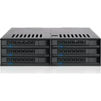 Icy Dock ExpressCage 6x 2.5 Inch SATA 6Gbps HDD/SSD Mobile Rack/Cage in 5.25 Inch bay Μαύρο (MB326SP-B) MB326SP-B