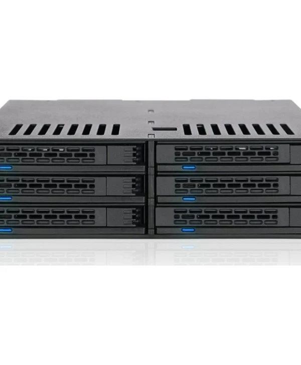 Icy Dock ExpressCage 6x 2.5 Inch SATA 6Gbps HDD/SSD Mobile Rack/Cage in 5.25 Inch bay Μαύρο (MB326SP-B) MB326SP-B