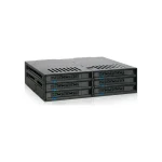 Icy Dock ExpressCage 6x 2.5 Inch SATA 6Gbps HDD/SSD Mobile Rack/Cage in 5.25 Inch bay Μαύρο (MB326SP-B) MB326SP-B - Image 2