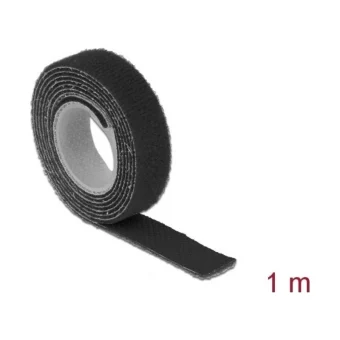 DeLock 18711 Velcro Δεματικό Καλωδίων 13x5mm Μαύρο 1τμχ 18711