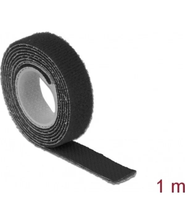 DeLock 18711 Velcro Δεματικό Καλωδίων 13x5mm Μαύρο 1τμχ 18711