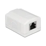 DeLock Μονή Εξωτερική Πρίζα Δικτύου RJ45 σε Λευκό Χρώμα 86196 86196