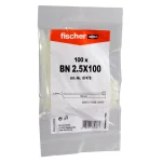fischer Δεματικά Καλωδίων 100x2.5mm Διάφανο 100τμχ 87478 87478 - Image 2