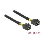 DeLock Mini SAS - Mini SAS Cable 50cm Μαύρο (83386) 83386 - Image 2