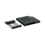 Icy Dock ToughArmor Caddy 2.5 Inch SSD/HDD Hot-Swap SATA Mobile Rack for 12.7mm Slim CD/DVD-ROM Optical Bay Μαύρο (MB411SPO-1B) MB411SPO-1B - Image 2