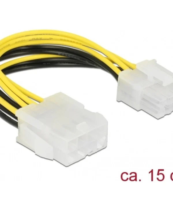 DeLock 8-Pin EPS - 8-Pin EPS Cable 0.15m Πολύχρωμο 85451 85451